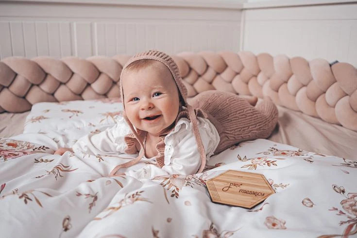 Braided crib bumper - 4 strands