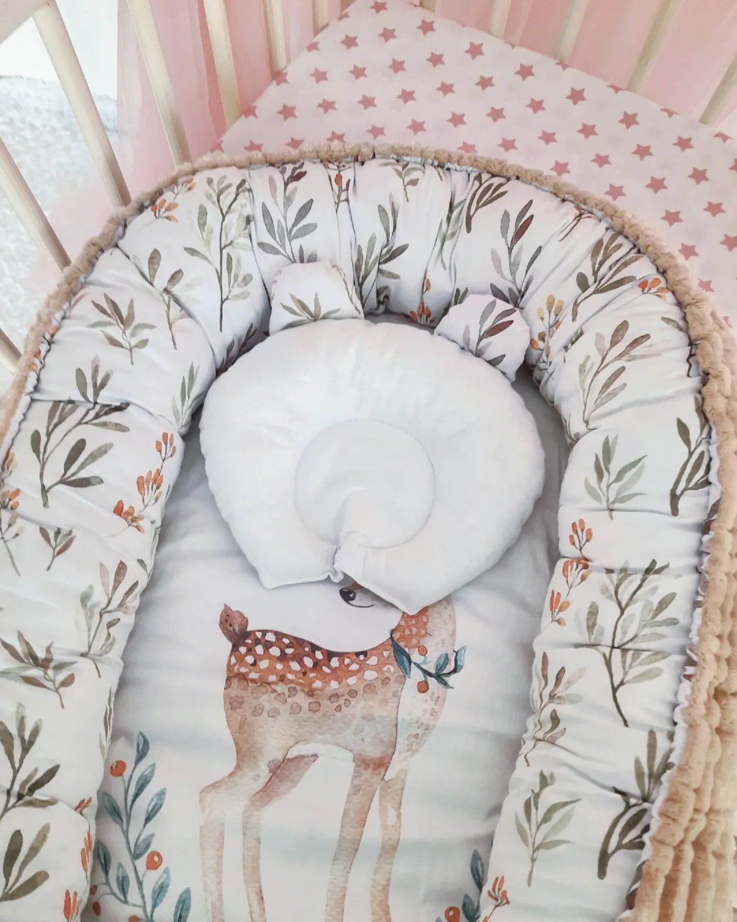 Baby Nest for Newborn. Cotton BabyNest
