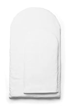 DockATot replacement pad set — two white organic cotton pads for Deluxe+ and Grand dock models