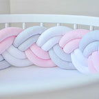 Double Braided Crib Bumper | Premium Cotton & Hypoallergenic Fill