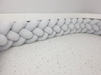 Braided Crib Bumper – 4 Strand | Premium Cotton & Hypoallergenic Fill